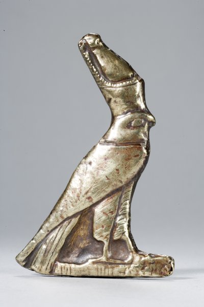 Amuleto en forma de halcón de Middle Kingdom Egyptian