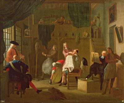 La barbería de Miguel Angel Houasse