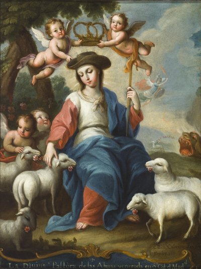 La Divina Pastora, c.1760 de Miguel Cabrera