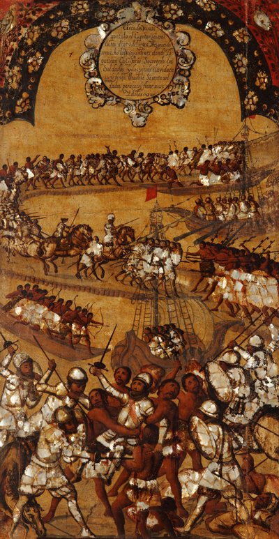 La Conquista de México, Panel XXI de Miguel Gonzalez