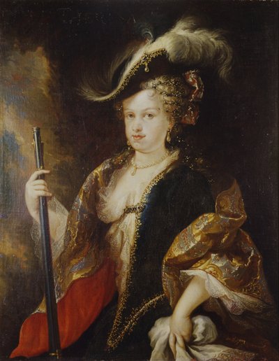 María Luisa Gabriela de Saboya, cazadora de Miguel Jacinto Meléndez