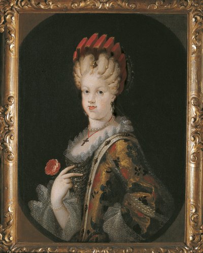 Retrato de María Luisa Gabriela de Saboya (1688-1714), Reina de España de Miguel Jacinto Meléndez