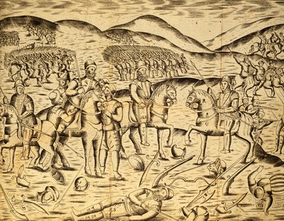 Batalla de Alcacer Quibir o Ksar El-Kebir, contra los portugueses, 4 de agosto de Miguel Leitão de Andrada