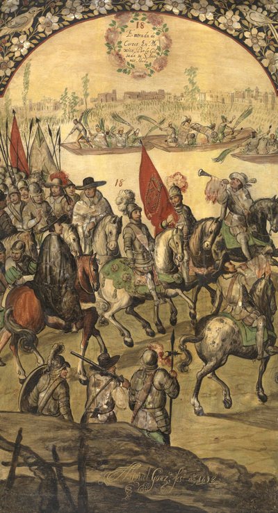 La conquista de México por Hernán Cortés de Miguel and Juan Gonzalez