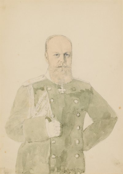 Retrato del Emperador Alejandro III de Mihaly von Zichy