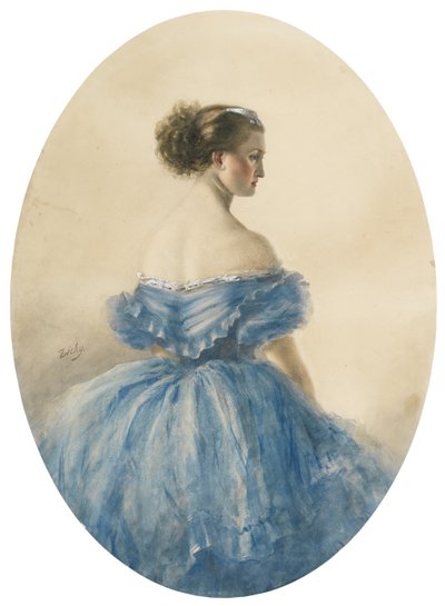 Retrato de la Princesa Anna zu Sayn-Wittgenstein de Mihaly von Zichy