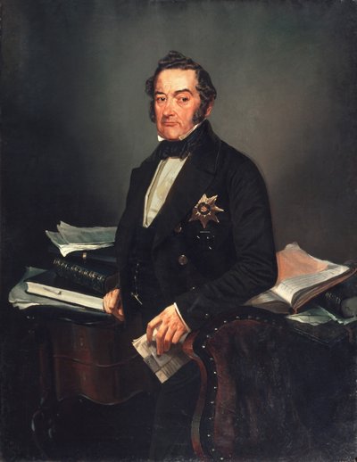 Retrato del senador Iván Tolstói de Mihaly von Zichy