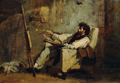 Autorretrato de Mihály Munkácsy