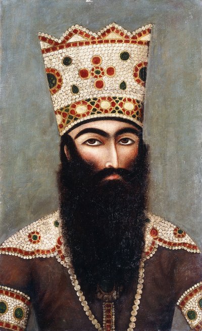 Retrato real Qajar; probablemente Fath 