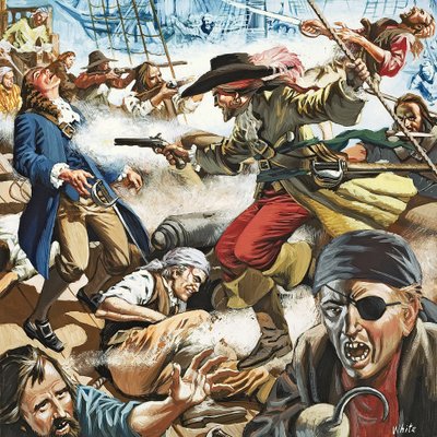 Piratas de Mike (20th century) White