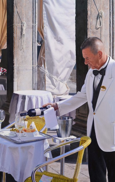 Aperitivo San Marco (óleo sobre tabla) de Mike Briscoe