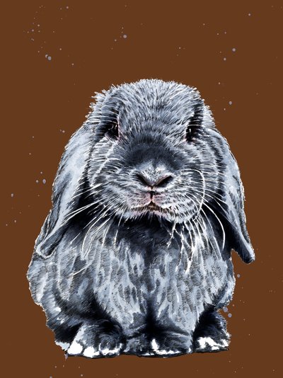 Grey One The Bunny en Burnt Orange, 2020 de Mike Davis
