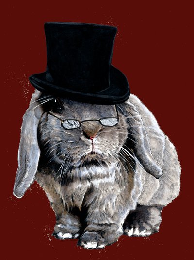 Humbug Bunny en óxido rojo, 2020 de Mike Davis