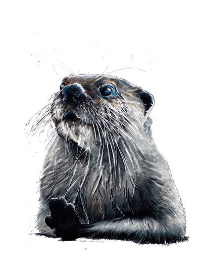 La nutria en blanco, 2020 de Mike Davis