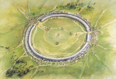 Stonehenge Fase 1, c. siglo XXX a.C., c.1990-2010 de Mike Seaforth