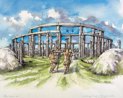 Woodhenge, c. siglo XXV a.C., c.1990-2010 de Mike Seaforth