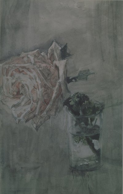 Una rosa de Mikhail Aleksandrovich Vrubel