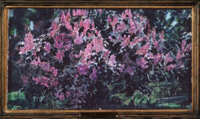 Lila (Lila) - Pintura de Mikhail Alexandrovich Vrubel (Vrubel) (1856-1910), óleo sobre madera, arte ruso del siglo XIX y XX, modernismo - Galería Estatal Tretyakov, Moscú de Mikhail Aleksandrovich Vrubel