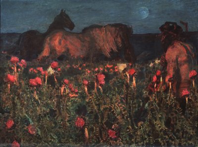 La noche se acerca, 1900 de Mikhail Aleksandrovich Vrubel