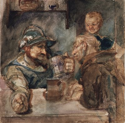 Sobre una jarra de cerveza, 1883 de Mikhail Aleksandrovich Vrubel