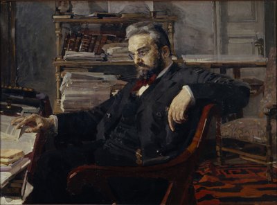 Retrato de Konstantin Dmitryevich Artsybushev 1849-1901, 1897 de Mikhail Aleksandrovich Vrubel