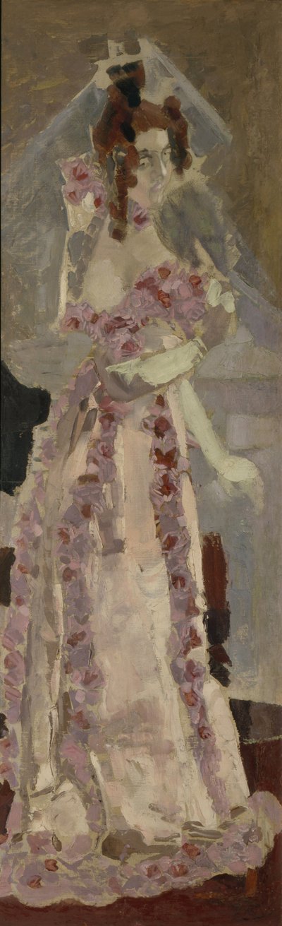 Retrato de Nadezhda Zabela-Vrubel en el piano de cola de Mikhail Aleksandrovich Vrubel