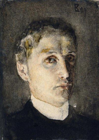 Autorretrato, 1889 de Mikhail Aleksandrovich Vrubel