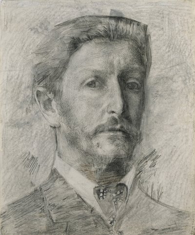 Autorretrato, 1904-1905 de Mikhail Aleksandrovich Vrubel