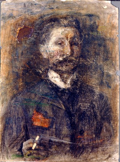 Autorretrato, 1904 de Mikhail Aleksandrovich Vrubel
