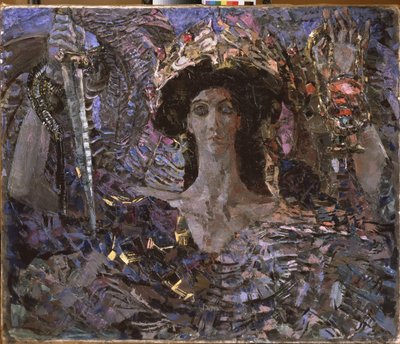 Serafín de Seis Alas (Azrael) 1904 de Mikhail Aleksandrovich Vrubel