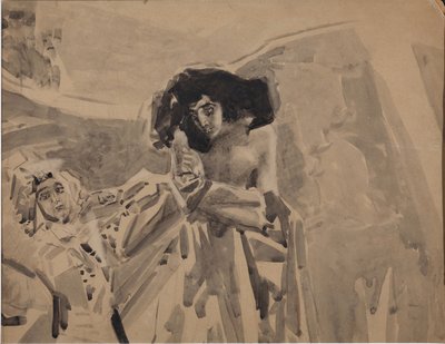 La Danza de Tamara. Ilustración del poema El Demonio de Mijaíl Lérmontov, 1890-1891 de Mikhail Aleksandrovich Vrubel