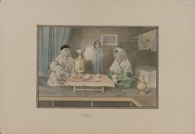 Mujeres tártaras, 1862 de Mikhail Stepanovich Znamensky