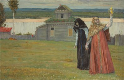 Dos hermanas de Mikhail Vasilievich Nesterov