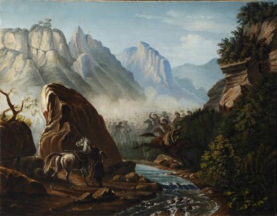 Tiroteo en las montañas de Daguestán de Mikhail Yuryevich Lermontov