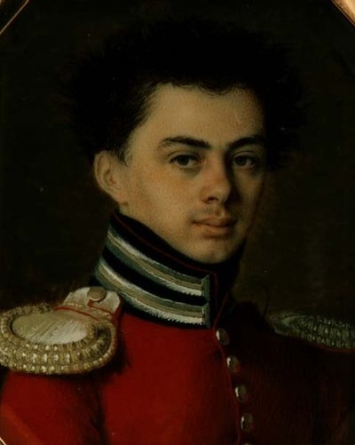 Retrato de Nikolai Shepelev (n.1798) de Mikhail Zatsepin