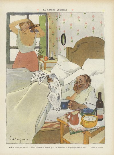 Ilustración para Le Rire de Miklós Vadász