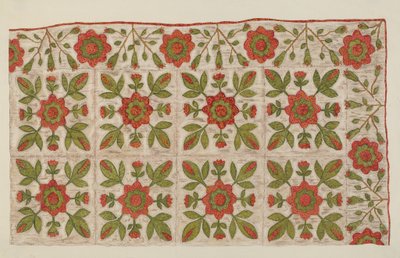 Colcha Apliqué de Mildred E. Bent