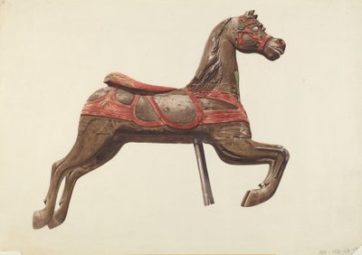 Caballo de Carrusel de Mildred E. Bent