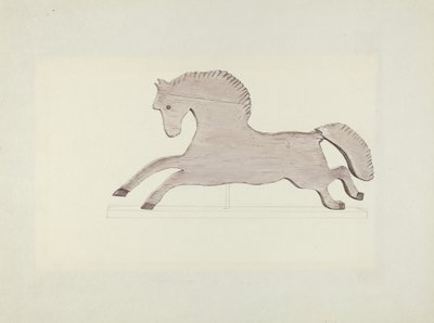 Veleta de caballo de Mildred E. Bent