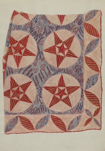Aplique de colcha de Mildred E. Bent