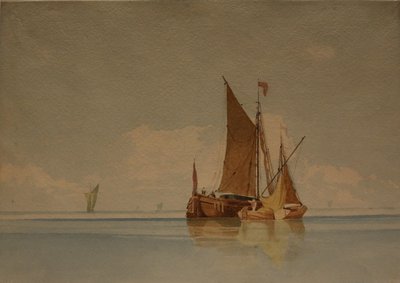 A Calm, fecha desconocida (acuarela y lápiz sobre papel) de Miles Edmund Cotman
