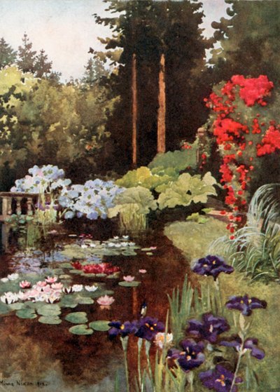 El estanque, Wolfsgarten de Mima Nixon