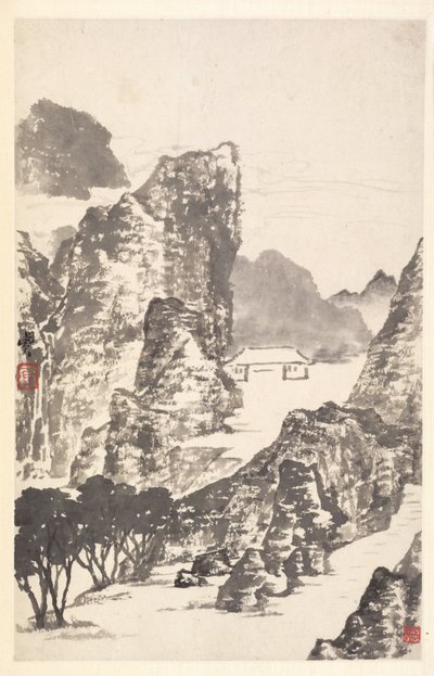 Landscape after Mi Fu de Min Zhen