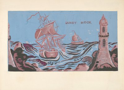 Bandbox, c.1938 (acuarela) de Mina Lowry