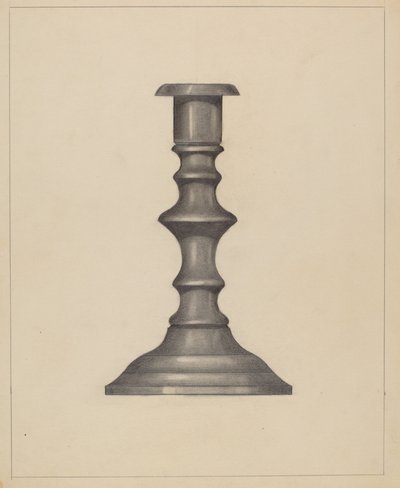 Candelabro, c. 1937 de Mina Lowry