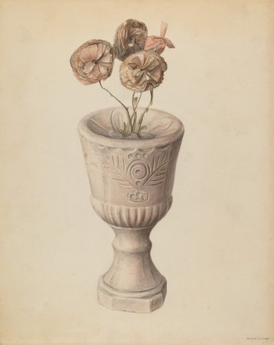Cáliz, c.1937 (acuarela) de Mina Lowry