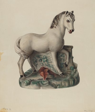 Caballo de Yeso de Mina Lowry