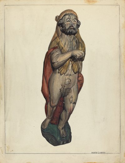 Figura de proa: Hércules, c. 1940 de Mina Lowry