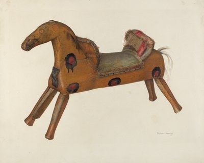 Caballito de juguete de Mina Lowry