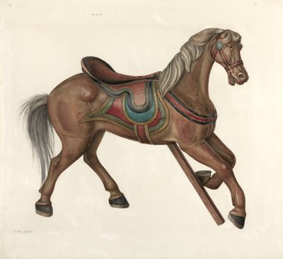 Caballito de juguete de Mina Lowry